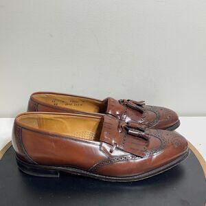 Johnston Murphy Shoes Mens Size 11 D Optima Leather Kiltie Tassel‎ Dress Shoe
